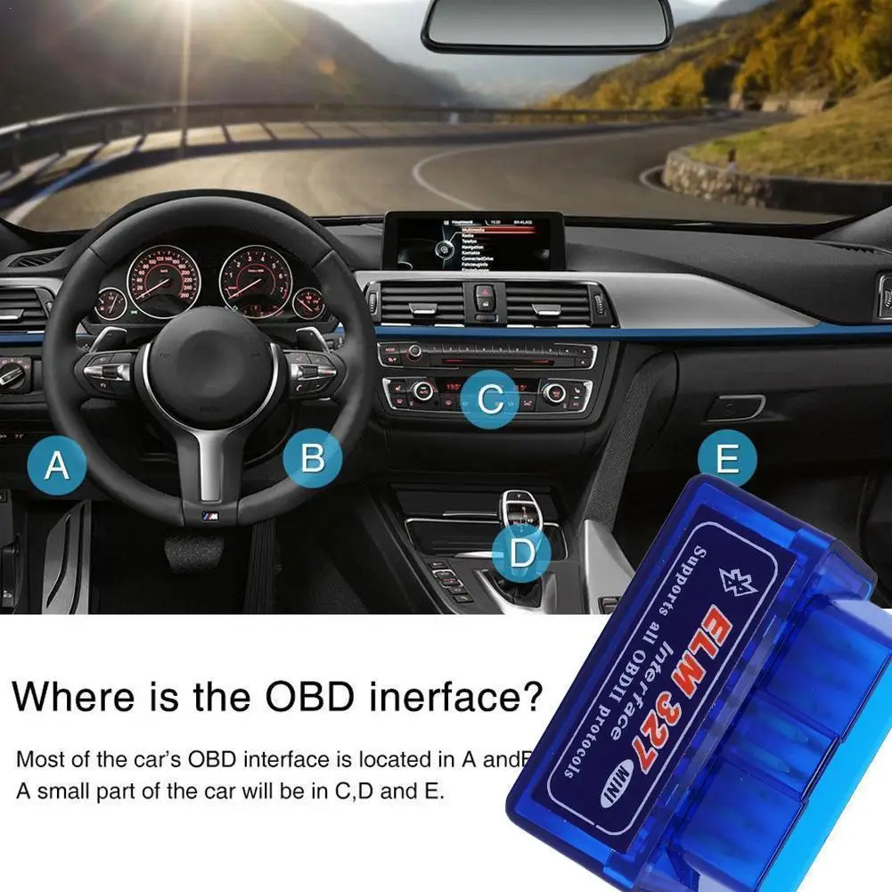 

Новый автомобильный Bluetooth-сканер OBD V2.1 V1.5, автомобильный тестер для Android, диагностический инструмент, сканер Symbian, диагностика V2G1