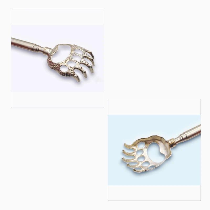 Back Massager Scratcher Telescopic Scratching Backscratcher Kit Back Scraper Anti Itch Self Massager Bear Claw Extender Hackle
