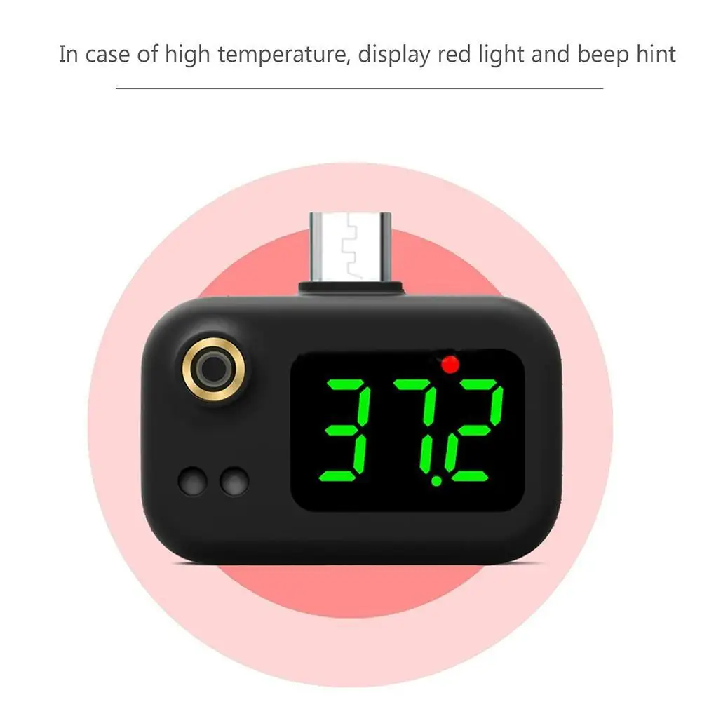 

1Pc Baby Forehead Non-Contact Temperature Sensor Meter Infrared Digital Children Portable USB LED Mini Smart Adult Thermome Q4B7
