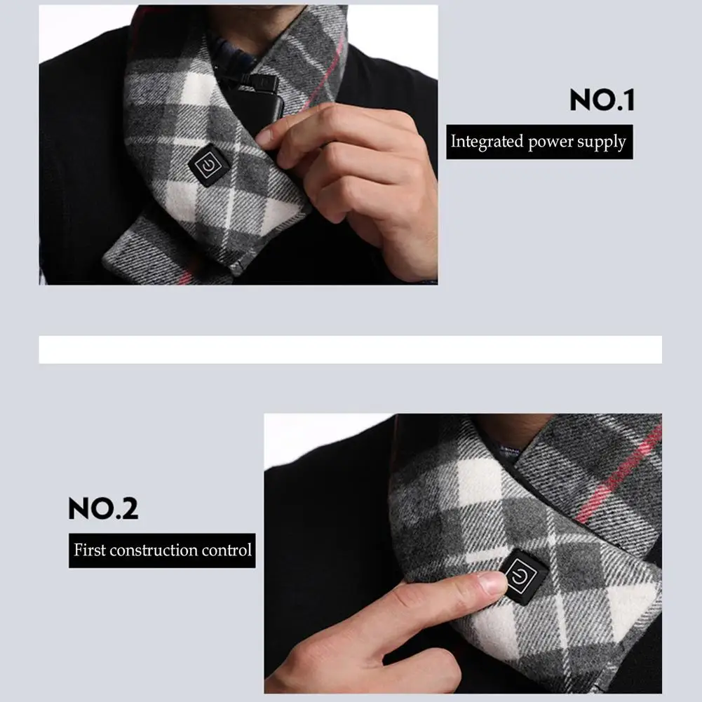 

Smart Heating Scarf Winter Cold Protection For Men And Women Leisure Collars, Charging, Warm, Constant Temperature, Neck Protect