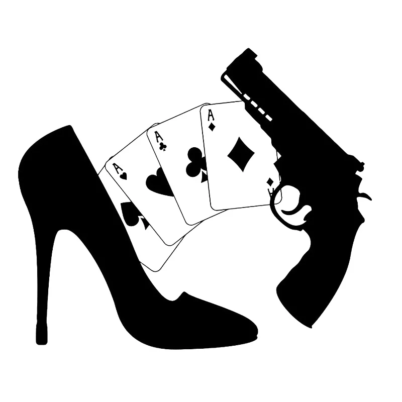 

Виниловый стикер для девушек, 14*12 см