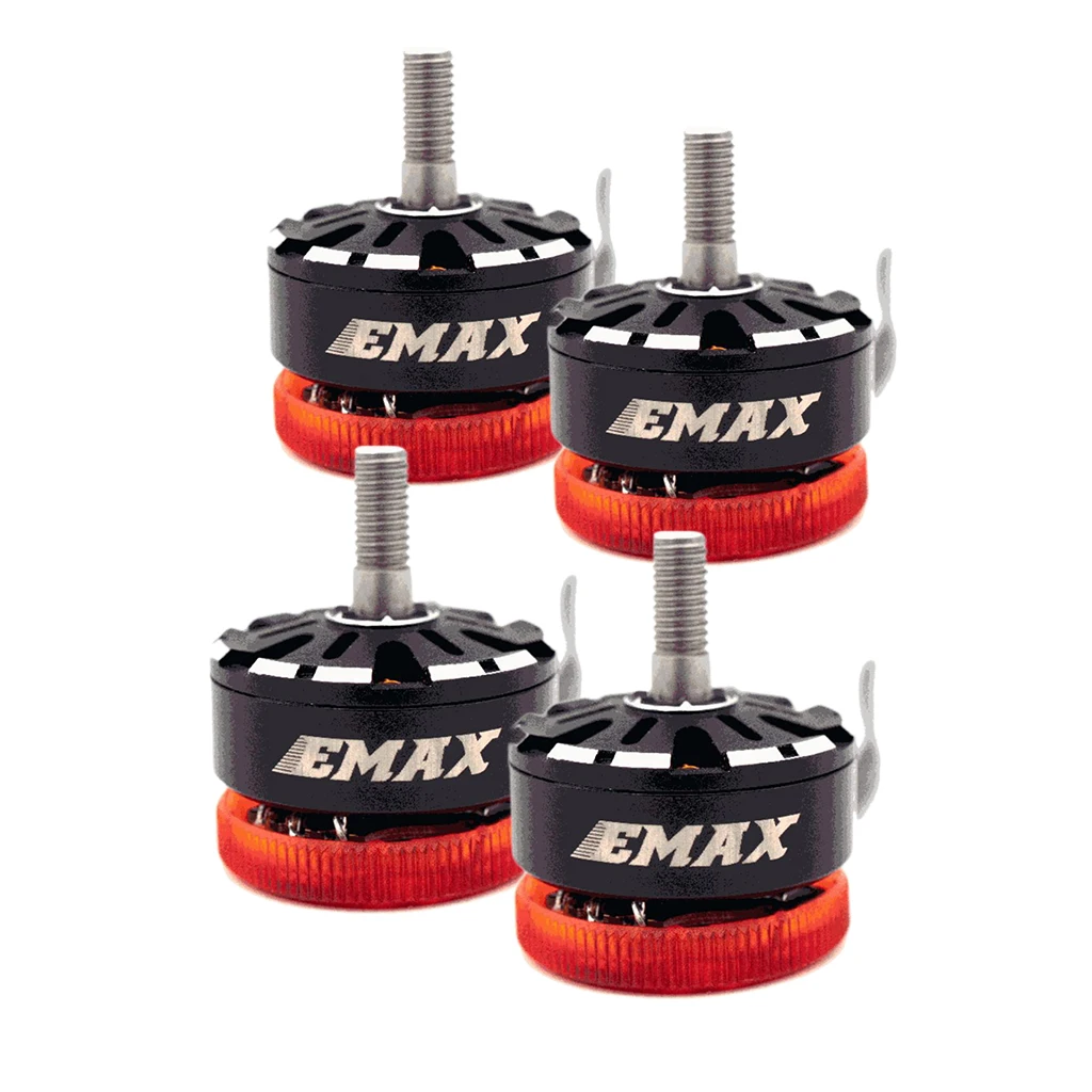 

4 Pieces 2306 2400KV 3-6S LED CW Brushed Motor for RC Racing Drone