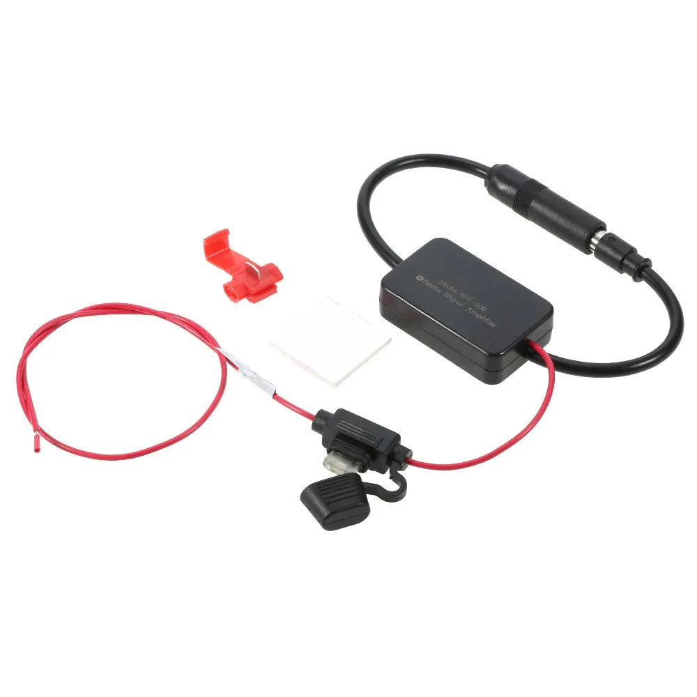 Универсальный 12 В усилитель сигнала FM защита от помех для морского автомобиля