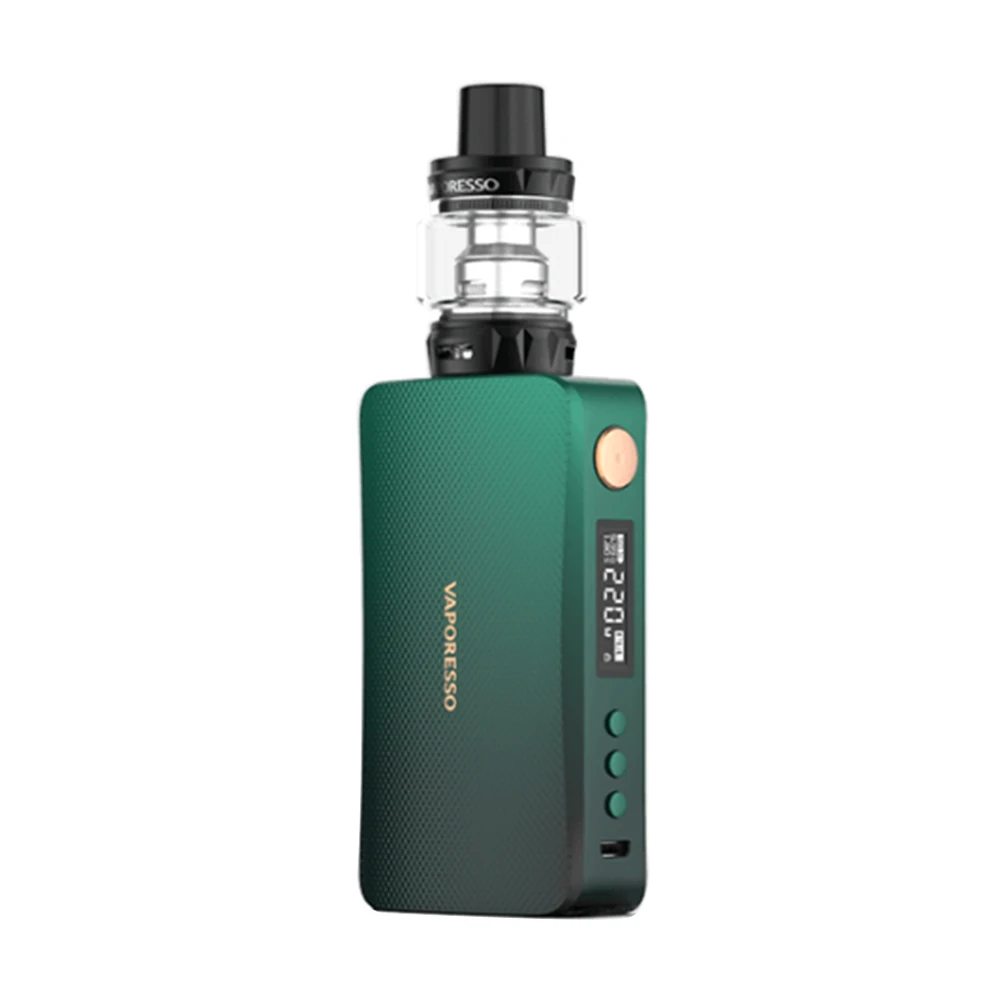 Green Gen Kit Обновленная версия! 220 Вт Vaporesso GEN TC комплект с 8 мл SKRR-S и GEN Mod VS Vaporesso Polar 220 Вт TC комплект электронной сигареты Vape - Цвет: Green Gen Kit
