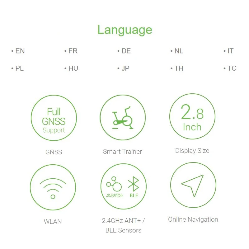 

GPS Bike Computer Bicycle Bluetooth Wireless Stopwatch Speedometer Waterproof IPX7 H64 Cycling Odometer