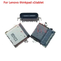 2 20pcs usb type c power connector jack suitable for lenovo thinkpad x1tablet laptop charging data dock charge socket port