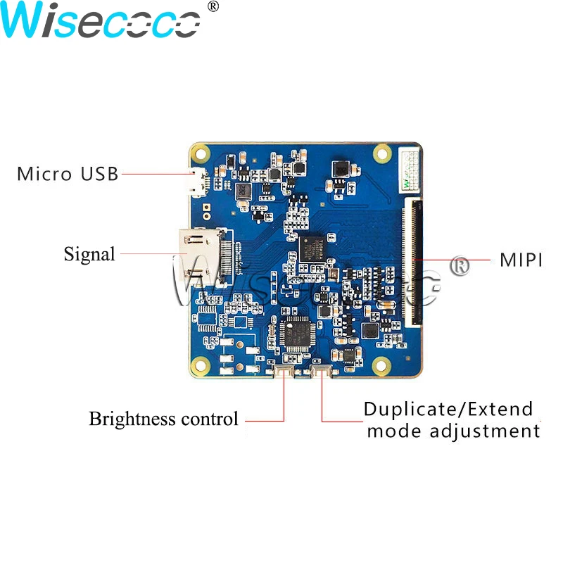 Placa controladora MIPI de 5 ", c&iacute;rculo redondo, Cycloid, IPS, TFP, m&oacute;dulo de pantalla LCD, 2160x1080, brillo ajustable-4
