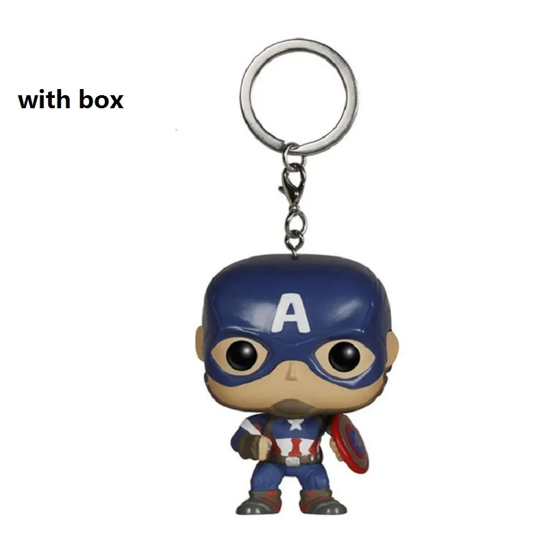 The Avengers Keychain Pocket Pop Captain America Characters Action Figure Collectible Model Toys For Kids | Игрушки и хобби