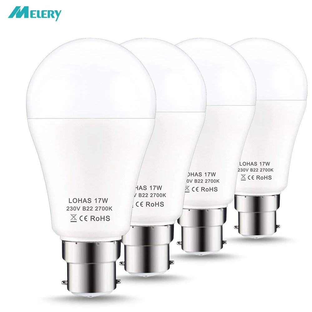 B22 СВЕТОДИОДНАЯ Лампа s Bulbs150W эквивалентная 17 Вт фотоламсветильник