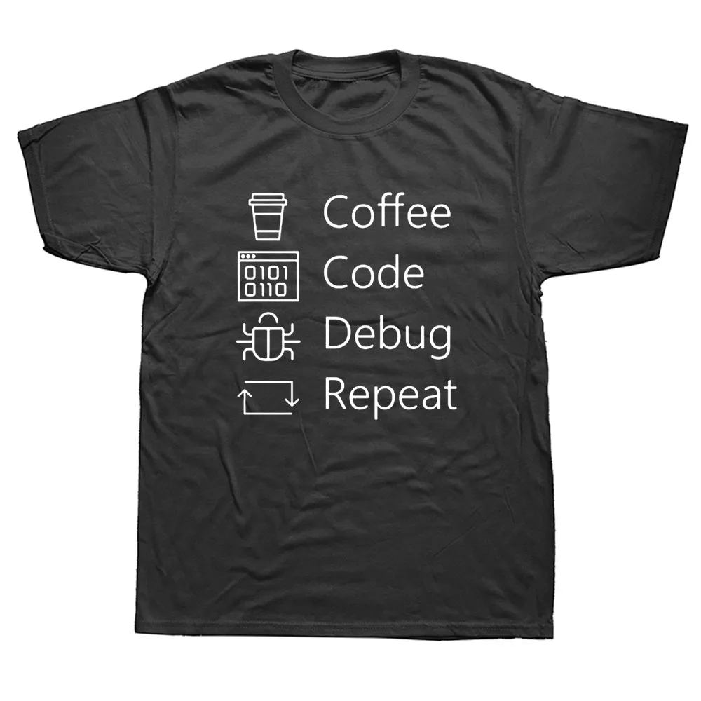 Мужская хлопковая футболка программиста Funny I Can't KEEP CALM I'M DEBUGGING летняя унисекс