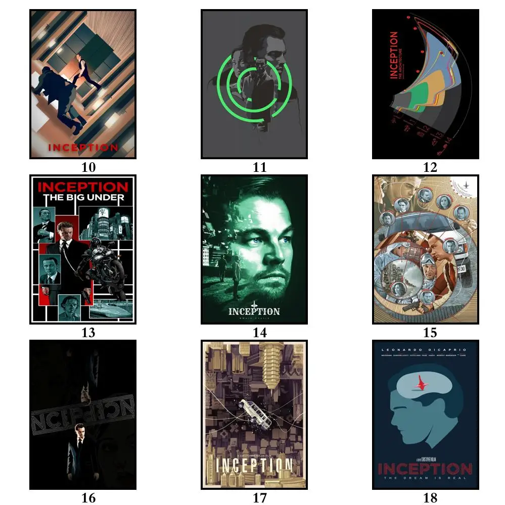26 дизайнов белая бумага с изображением Нолана постер фильма домашняя наклейка
