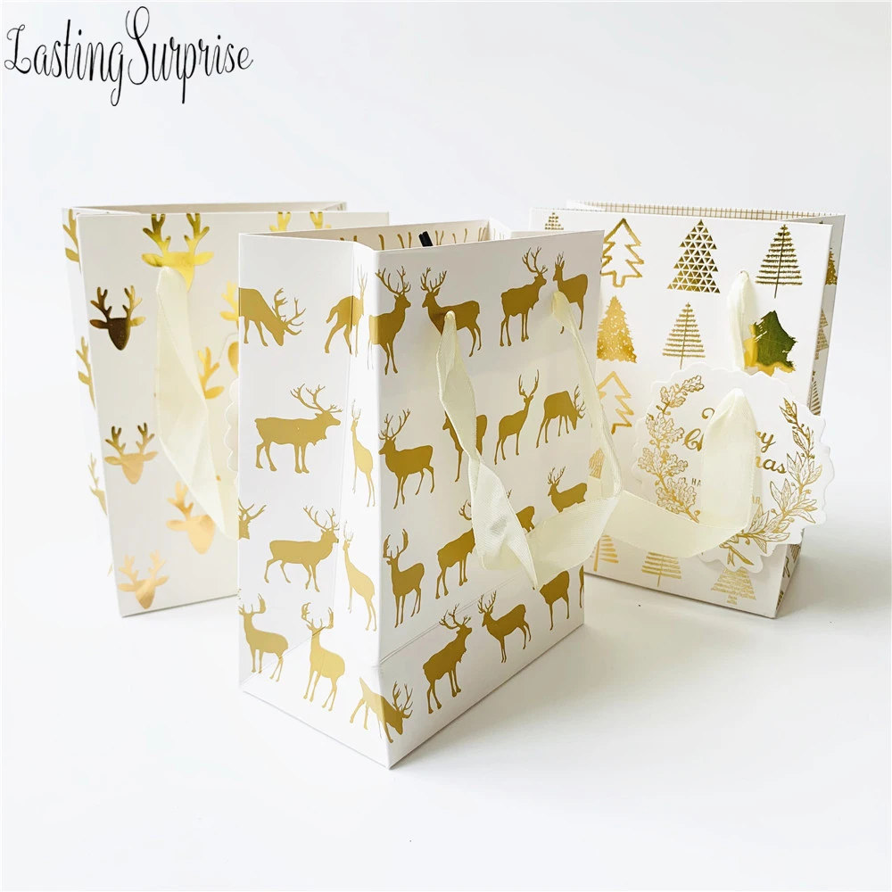 Оригинальные рождественские пакеты для упаковки подарков Упаковочная Сумка Goodie