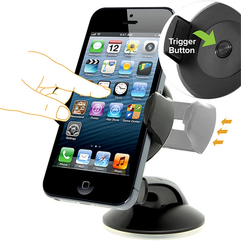 car phone holder windshield mount cellphone stand sucker dashboard support for samsung iphone 13 smartphone holder celular auto free global shipping