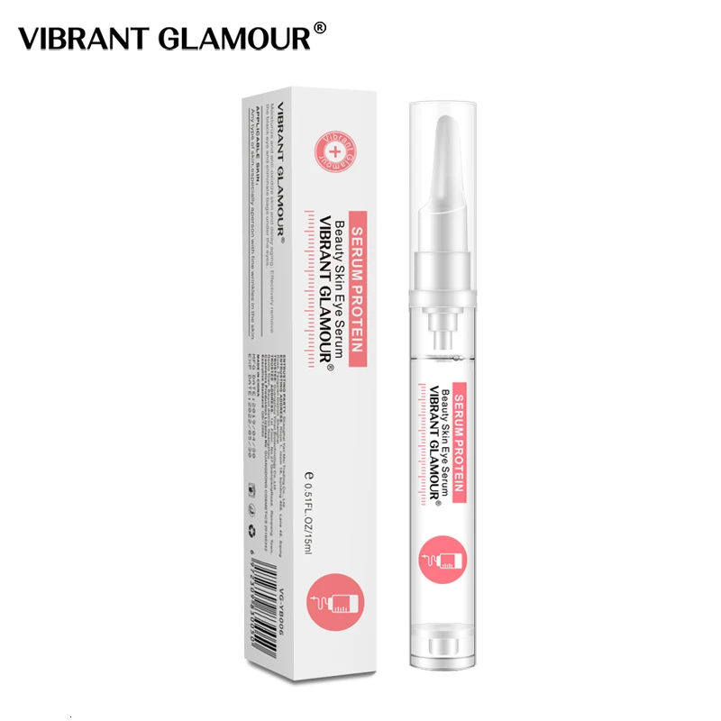 

VIBRANT GLAMOUR Serum Protein Eye Serum Remove Dark Circles Lifting Anti-Wrinkle Against Puffiness Bags Sensitive Skin Eye Care