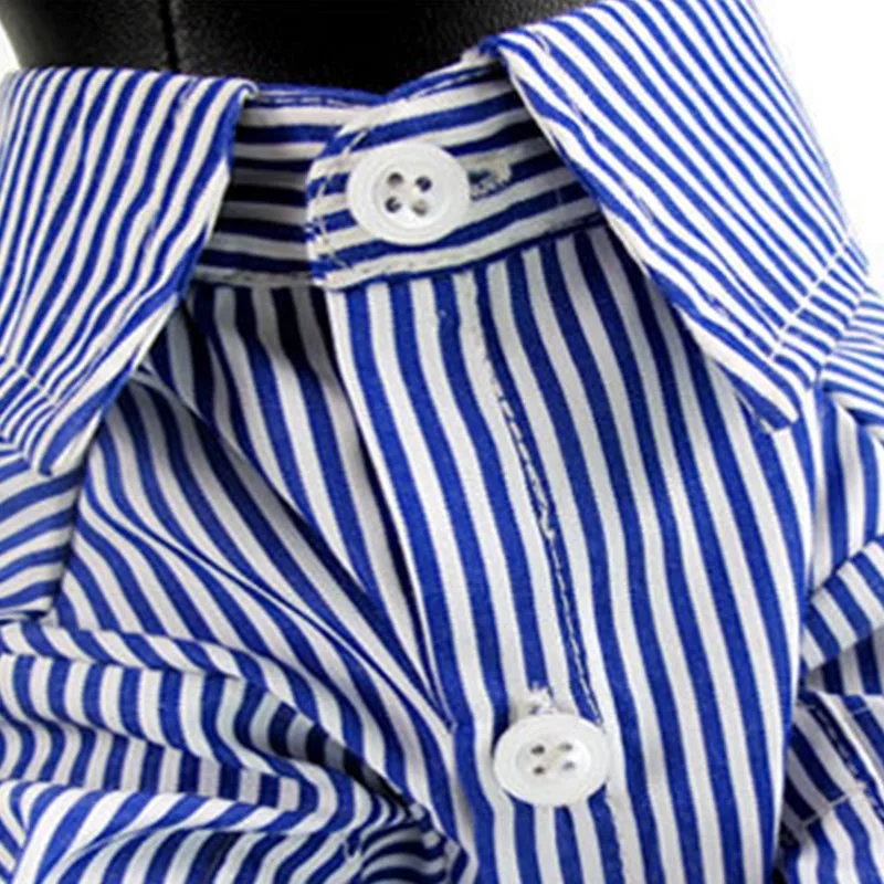 Модная одежда для собак полосатая рубашка питомцев французский бульдог тонкая