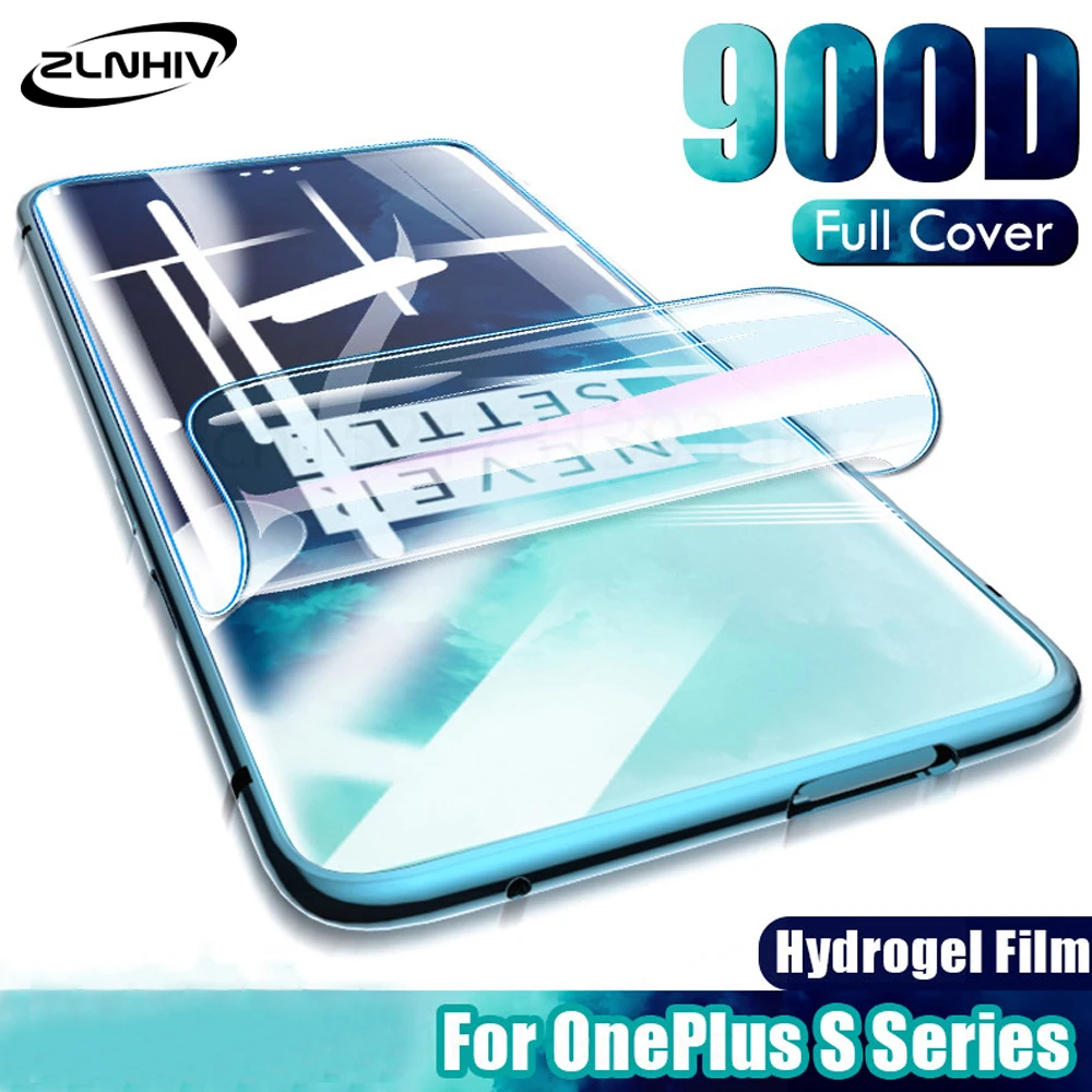 Мягкая защитная пленка ZLNHIV для oneplus 8 7 7t pro 6t Z hydrogel Защитная экрана телефона не