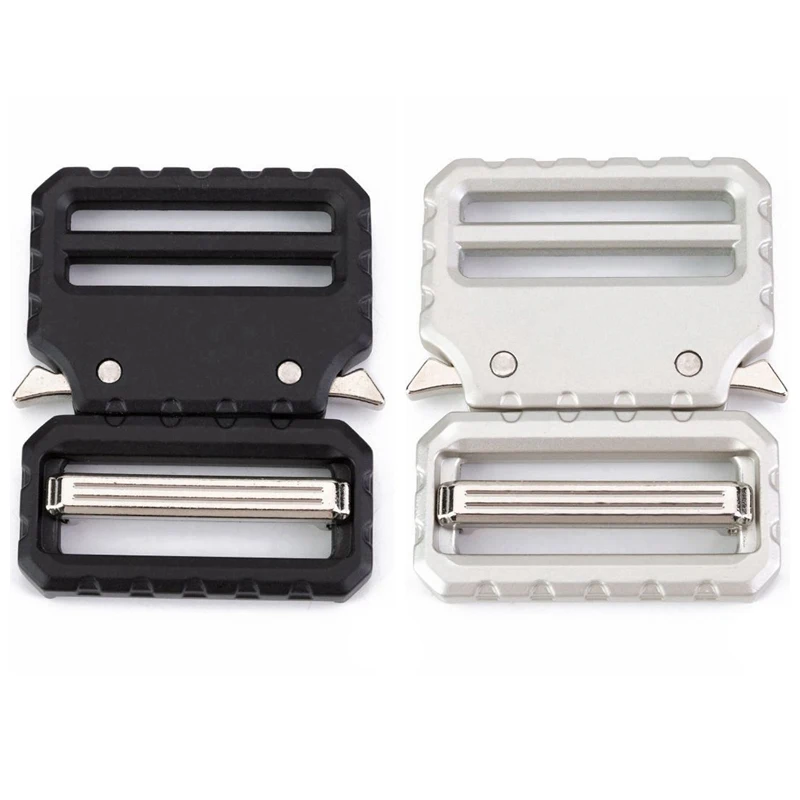 

38mm Tactical Belt Buckles For Men Side Quick Release Buckle For Diy Webbing Safety Strong Hooks Clips Diy Luggage Accessories