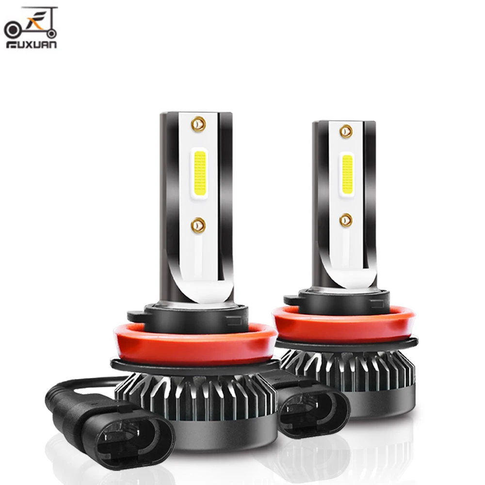 

2Pcs 20000LM Mini H7 LED Car Light Headlight Bulbs H1 LED H8 H9 H11 9005 HB3 9006 HB4 9012 Auto 12V 24V LED Lamps Automobiles