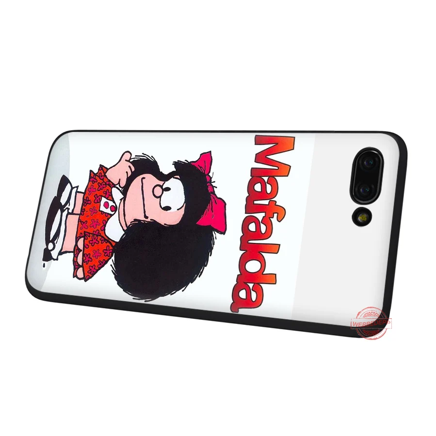 WEBBEDEPP Mafalda Soft Case for Huawei P Smart Z Plus 2018 2019 &amp Y6 Y7 Y9 Prime V20 | Мобильные телефоны и аксессуары