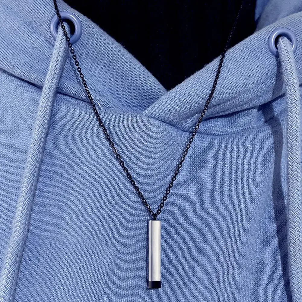 2021 Новое модное простое ожерелье легкое полировочное текстурное