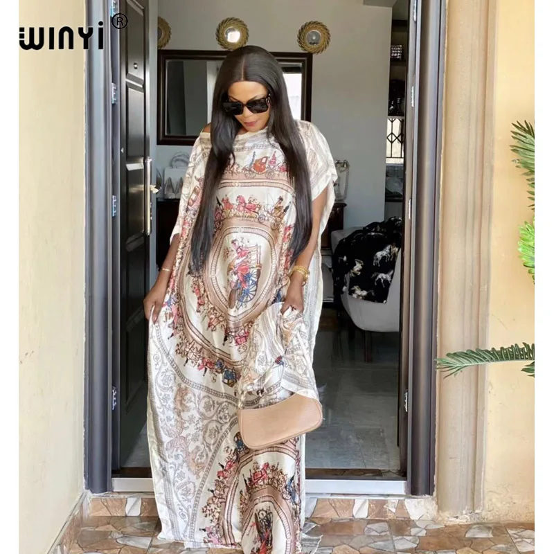 Dress Length 130cm, Bust:145cm New fashion dress for women/lady,Elegant oversized Dress african print dresses for ladies/women