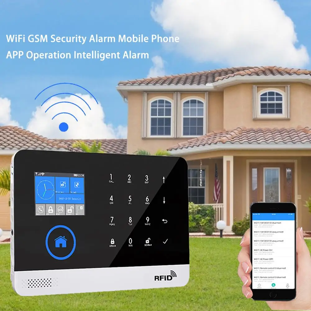 

Интеллектуальная сигнализация для мобильного телефона с поддержкой Wi-Fi и GSM