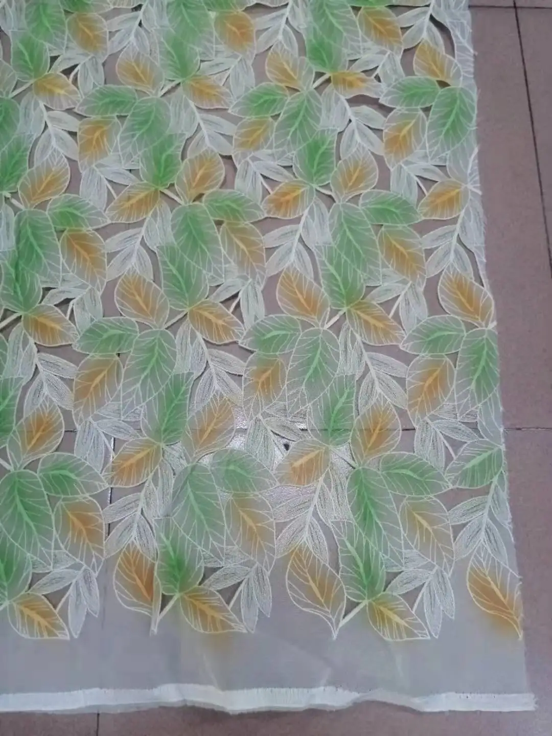 

5 yards Soft neat embroidered Guipure Lace Elegant African Cupion Cord fabric luxurious touch Durable Nigerian occasional HF296