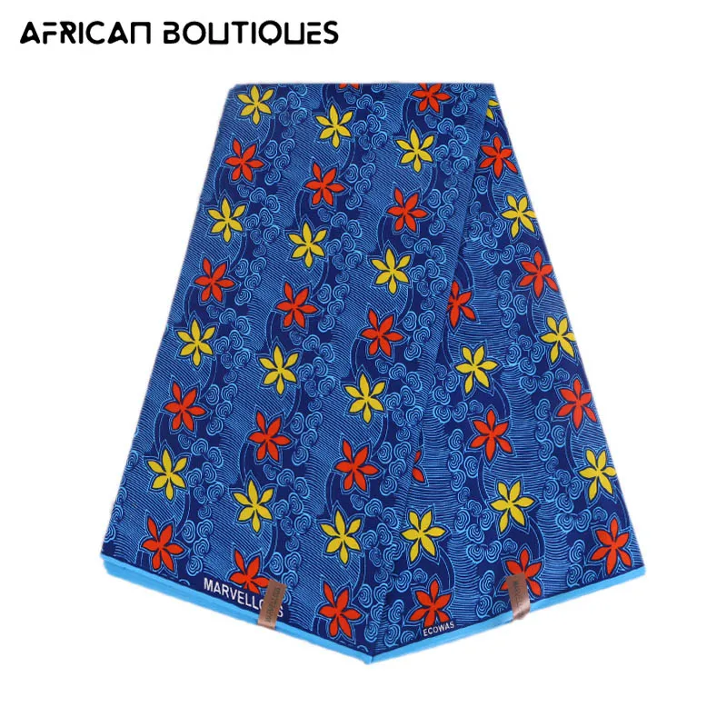 

Гарантированно настоящий восковой мягкий 100% полиэстер, африканские настоящие восковые принты, ткань, воск Анкара, Нигерия, батик, воск для с...