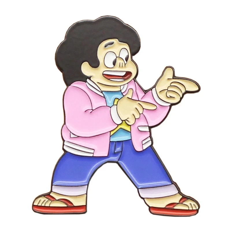 Steven кварцевые Вселенной эмаль на булавке для сбора творчества Кристальные