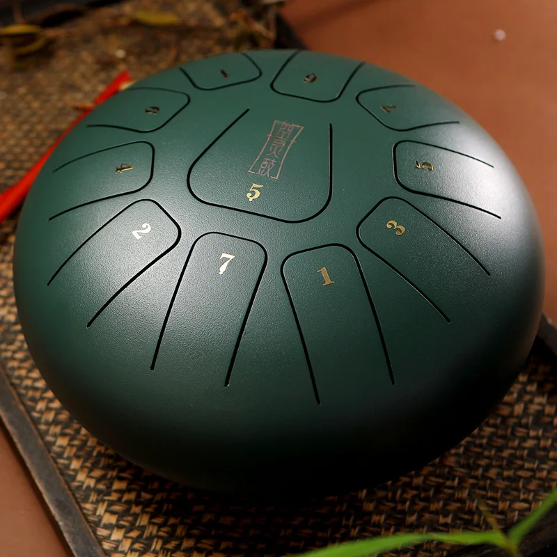 Барабан hlру со стальным языком 8 дюймов Танг-барабан волшебный 11 заметок Тон F