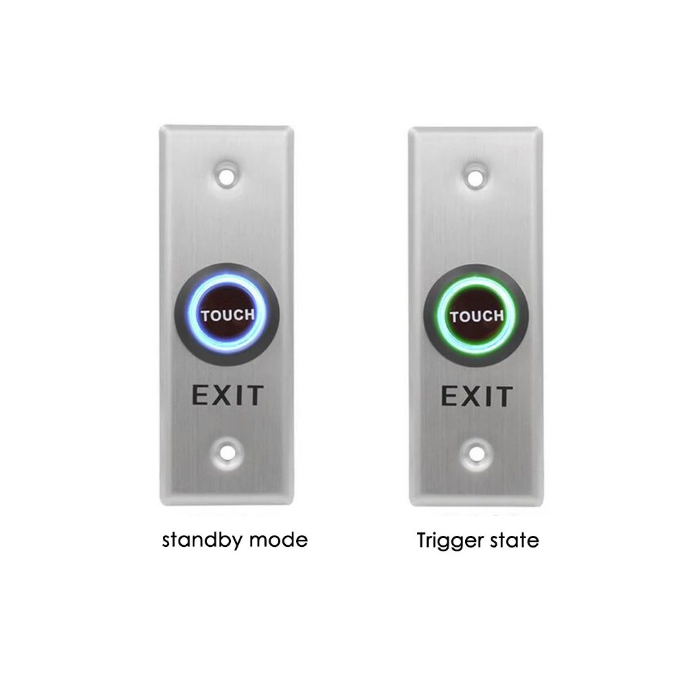 304 stainless steel exit button new touch exit button switch for access control door access control system kit free global shipping