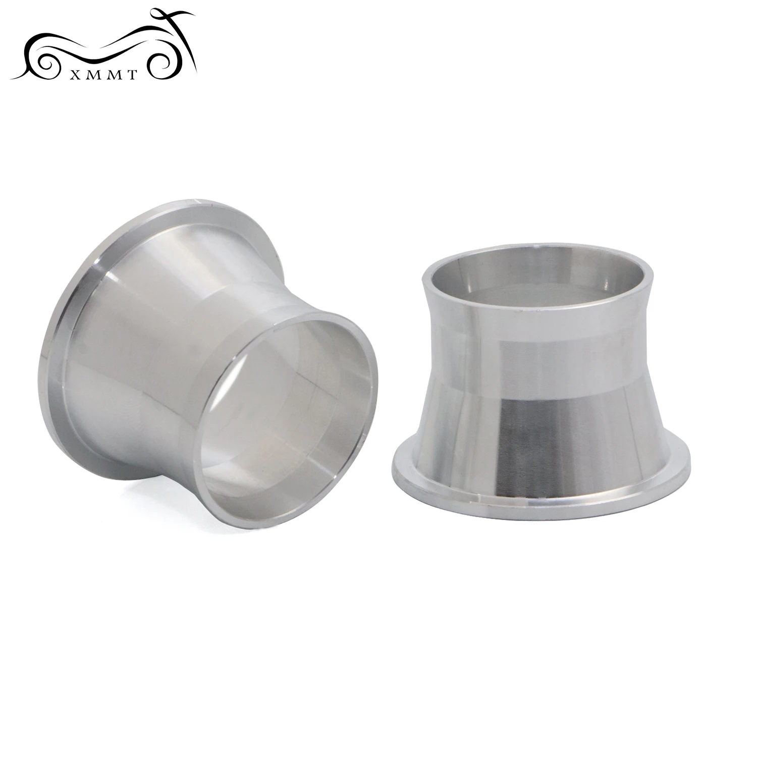 1 пара хром Мотоцикл выхлопной Порты и разъёмы крутящий момент конус