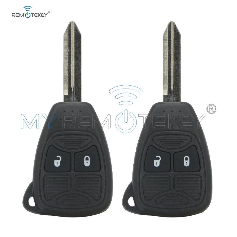 

Remtekey 2pcs 2 button 434Mhz for Chrysler PT Cruiser Sebring Dodge Avenger Jeep Liberty 2008 2009 2010 Remote head key