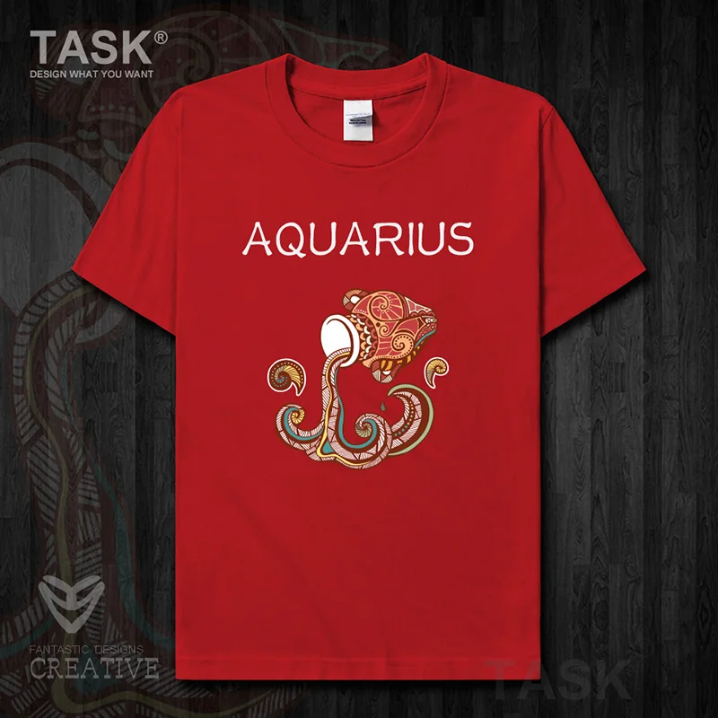 Футболка мужская приталенная с принтом 12 созвездий | Мужская одежда