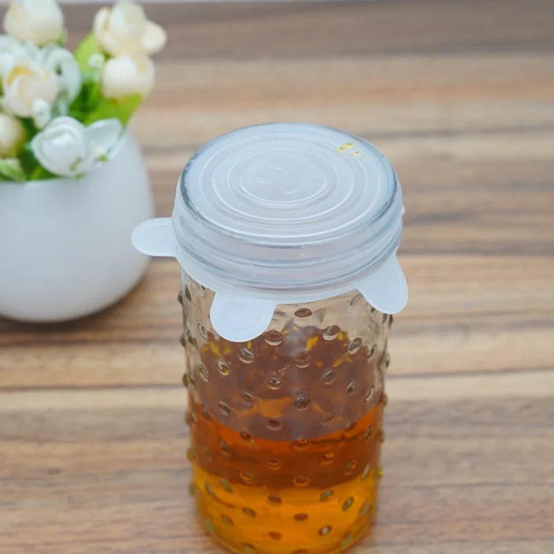 Универсальные кухонные аксессуары 6 шт. многоразовая Крышка для пищевых