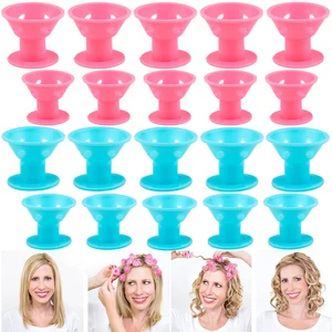 20 Вт, 30 Вт, шт. Магия Волос бигуди для ухода не нагревается мягкие бигуди резиновый зажим сон стайлер силиконовые щипцы для завивки волос твист Для женщин Стайлинг Инструмент сделай сам