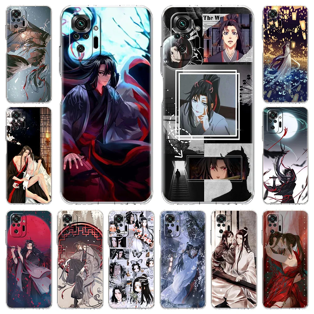 

Mo Dao Zu Shi MDZS Anime Transparent Soft Case For Xiaomi Redmi 8 8A 9A 9C 9 Note 7 8 8T 9 9S 10 Pro K40 Mi Poco X3 NFC M3 Shell