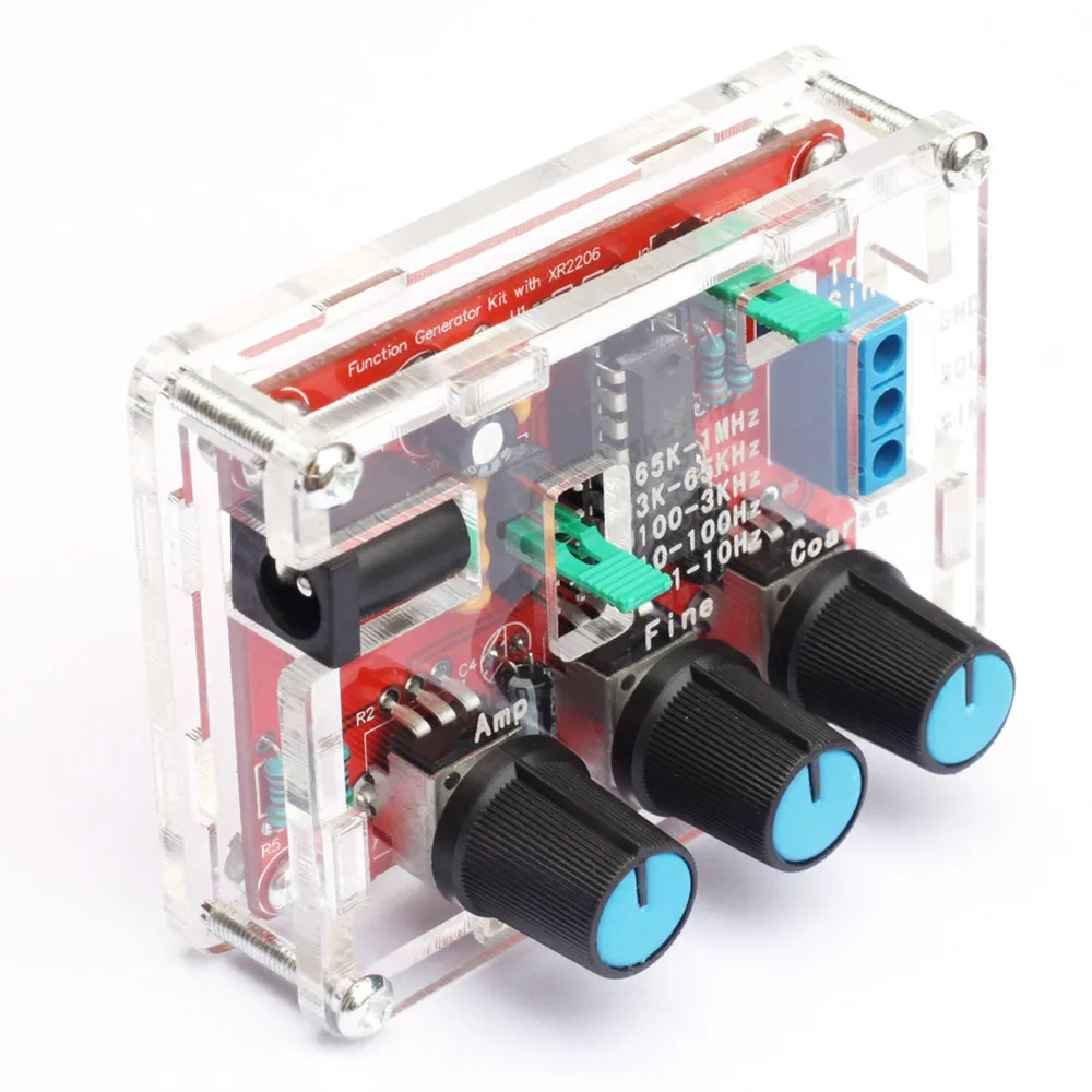 Генератор сигналов 1 Гц МГц XR2206 Набор DIY синусоидальный/треугольный/квадратный