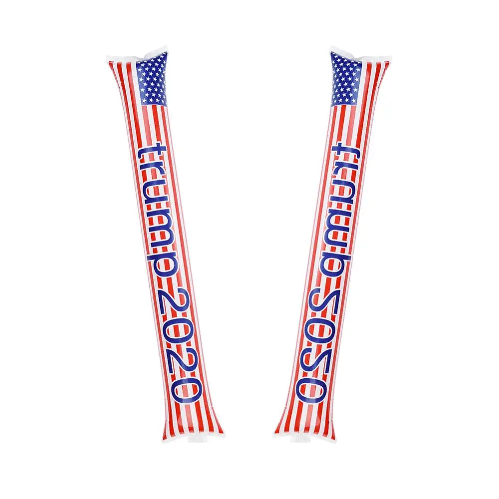 Thunder 2020 американский флаг Cheer Stick Портативный надувной штанга с принтом для бара
