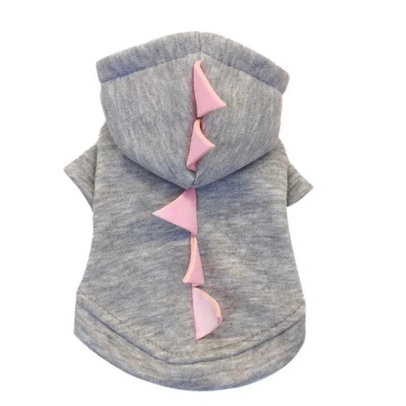 2018 Одежда для собак забавное пальто милая одежда косплея динозавра щенка зимние