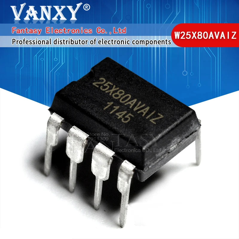 5 шт. W25X80AVAIZ DIP-8 W25X80VAIZ DIP8 W25X80 25X80 DIP | Электронные компоненты и принадлежности
