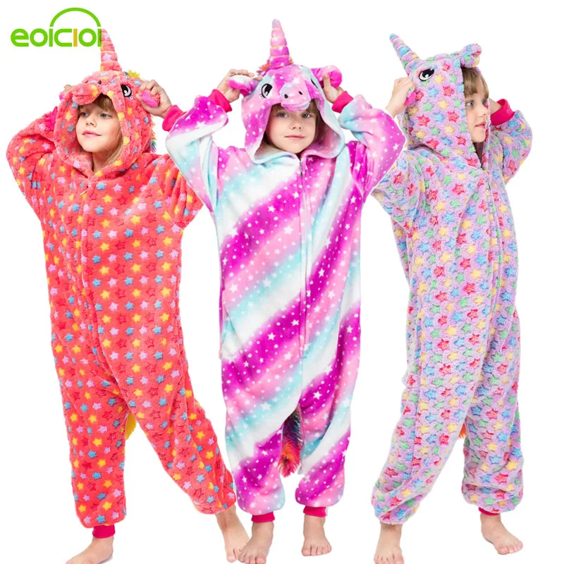 EOICIOI New Фланелевые пижамные детские пижамные комплекты Pikachu Stitch косплей с капюшоном рождественская пижамная детская одежда для мальчиков домашняя одежда детские пижамы пикачу одежда детские пижамы