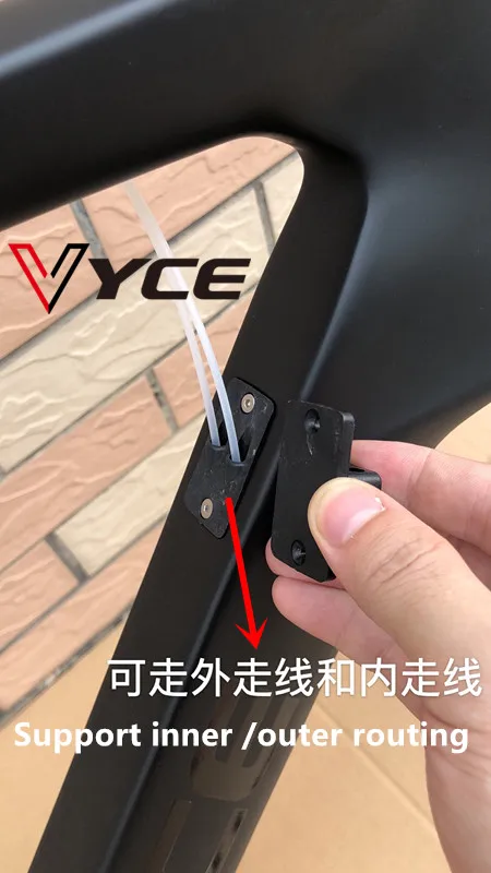 Дешево Велосипедная Рама VYCE, 2020 дюйма, со встроенным рулем из углеродного волокна