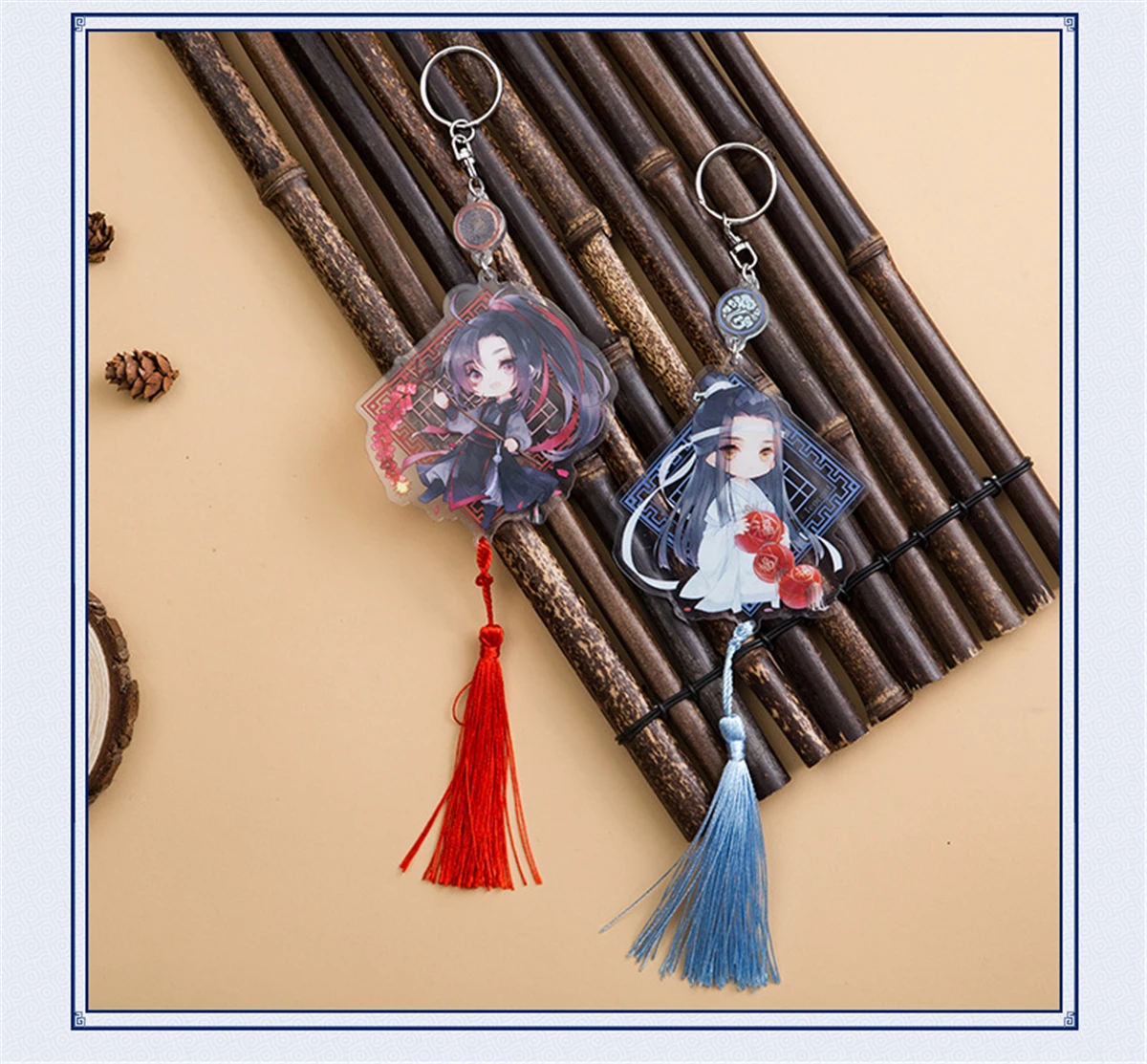 Брелок Wei Wuxian Lan Wangji для косплея МО дао Zu Ши подвеска кисточки реквизит Grandmaster of