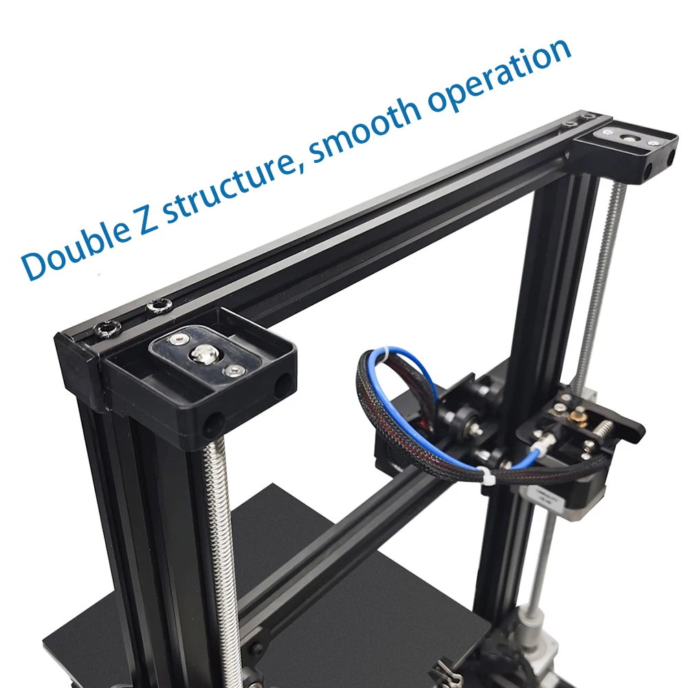 3D принтер Профессиональный из нержавеющей стали двойная ось Z прочный