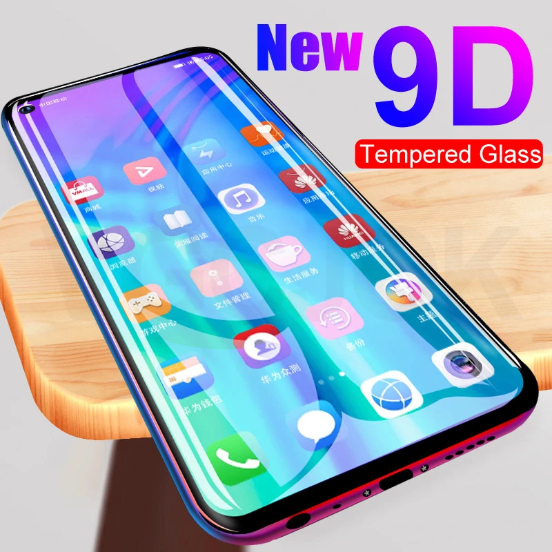 Защитное стекло 9D для Honor 20/10 Lite V20 Pro/Play 9X 9i 10i 20i 20S|Защитные стёкла и плёнки