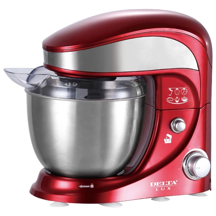 Миксер Delta Lux DL 5070Р планетарный многофункциональный с чашей 4 л 1000 Вт|Миксеры| |