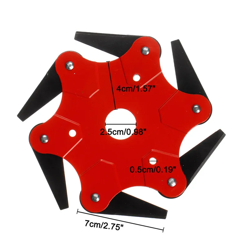 

Универсальная 6-зубчатая щетка, лезвие для садового триммера, головка для стрижки травы, триммер, металлические лезвия, Головка триммера для...
