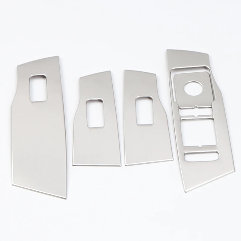 LHD!! For VW Volkswagen Polo 2019 2020 2021 Stainless Window Lift Switch Button Frame Decoration Cover Trim Car Styling | Автомобили и