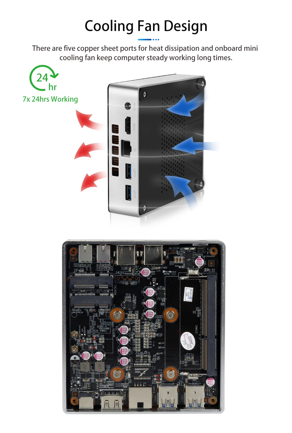 Мини-ПК HTPC Core i3 4010Y i5-4210Y 4200U i7 4500U Celeron 2955U HDMI Wifi USB Windows 10 офисный семейный маленький компьютер PC tv BOX